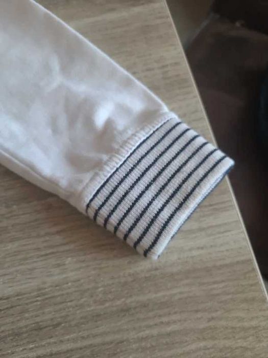 Bluza biała 116 dziewczynka