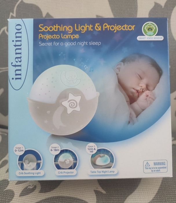 Infantino kojąca lampka i projektor nowa okazja na prezent