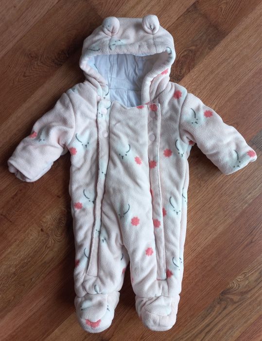 Дитячий демисезонний флісовий комбінезон M&S(new born baby)