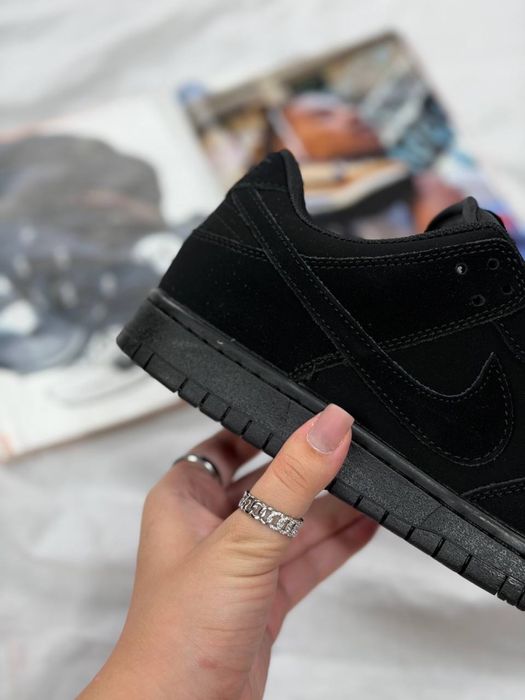 Топ Якість! Кросівки Nike Sb Dunk Total Black • Найк Данк (чорні), nike dunk