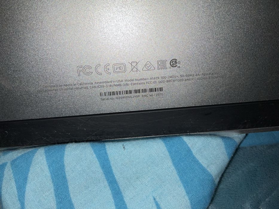 Моноблок Apple Imac 2017 27 дюймів ssd256