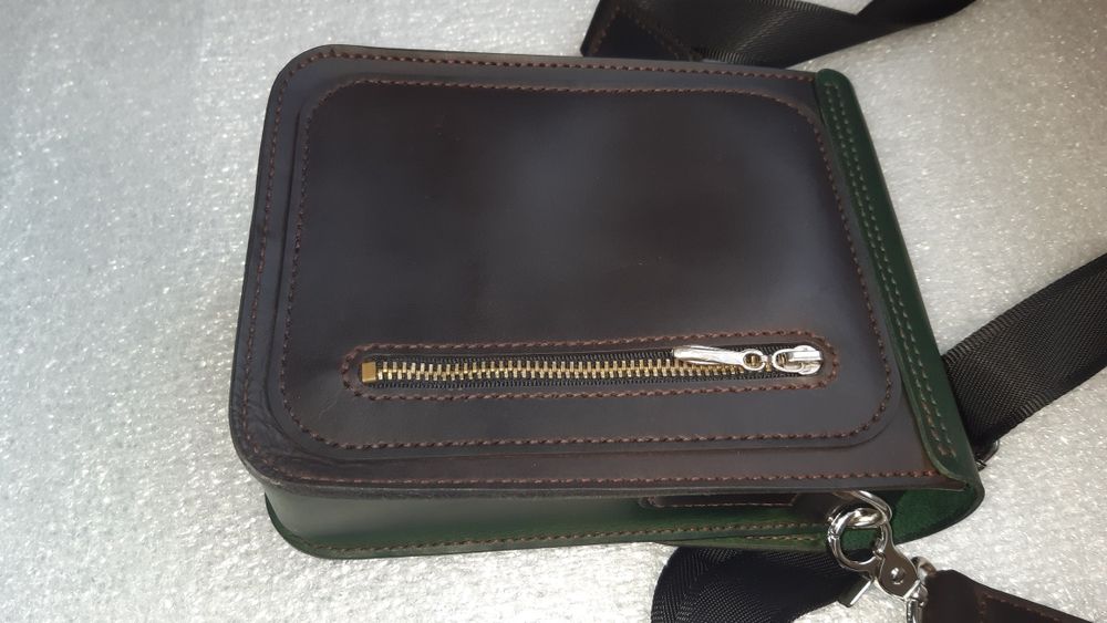 Сумка из натуральной кожи.Ручная работа.