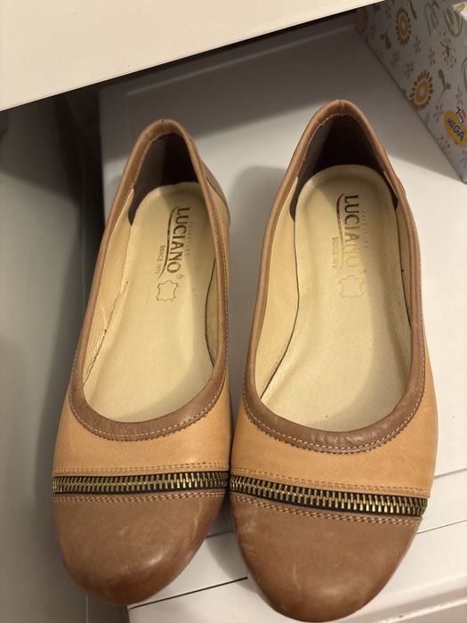 Buty damskie skórzane