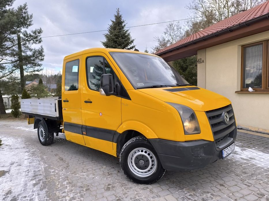 VW crafter 2,5 TDI 109km 2008r doka 7 osób 6 biegów brygadówka dubel
