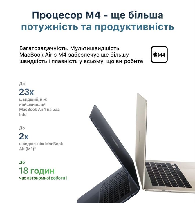 MacBook Air 13" M4 16GB/512GB | 24/512GB | 24/1TB