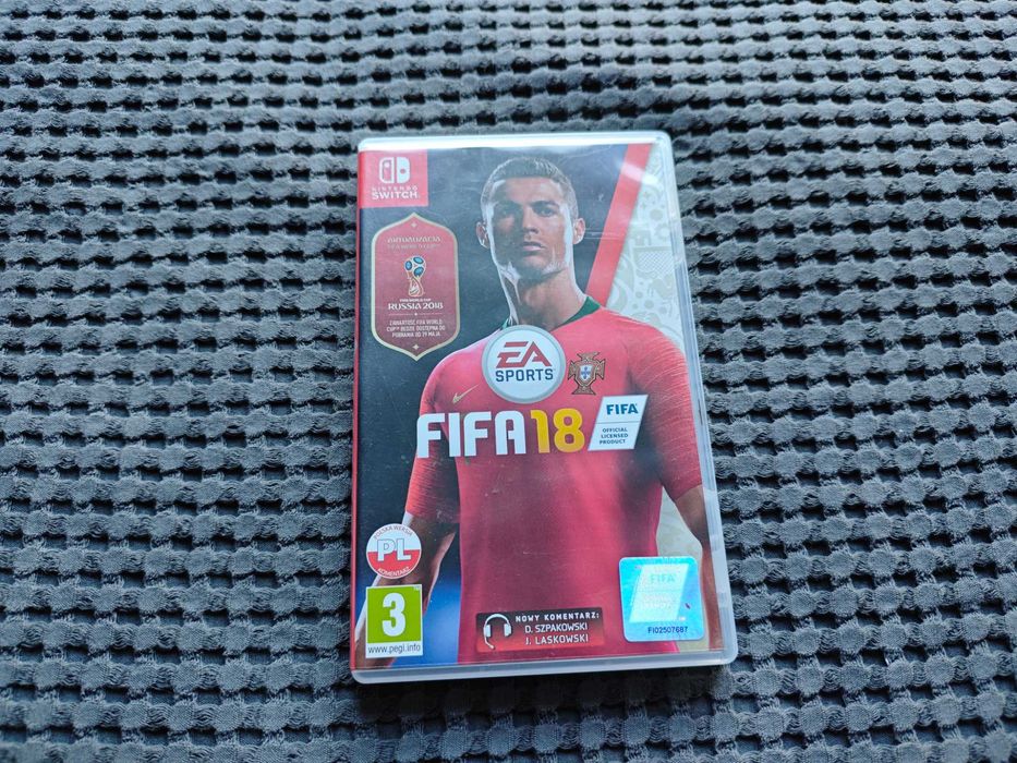 fifa 18 nintendo switch gra z pudełkiem