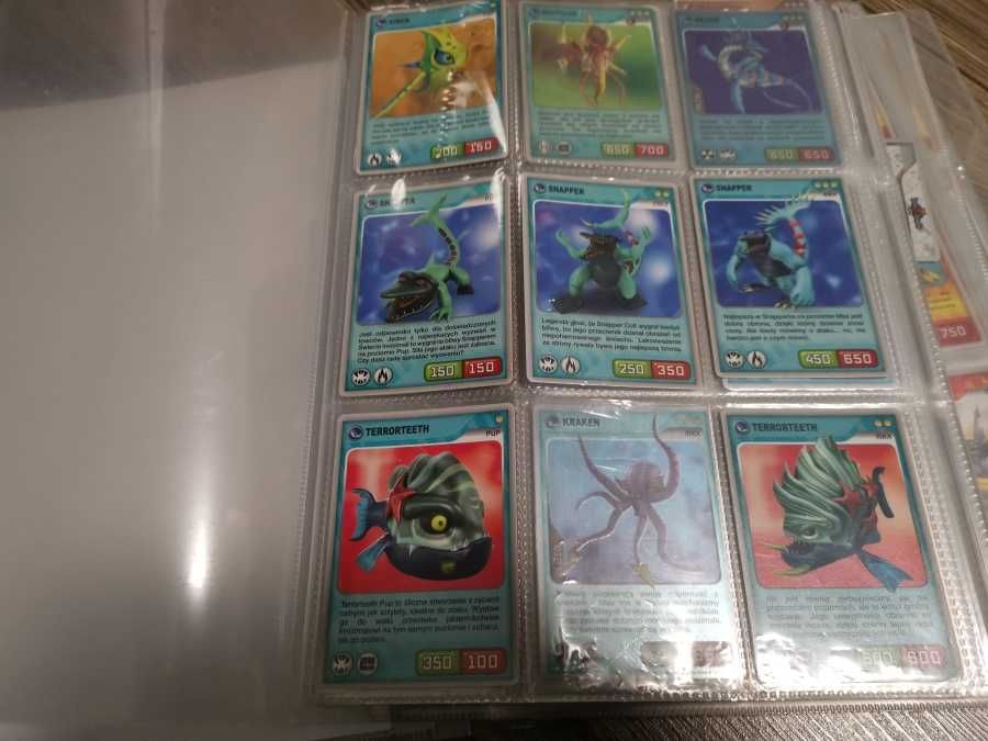 Invizimals 399 kart pierwszej serii + album - LISTA