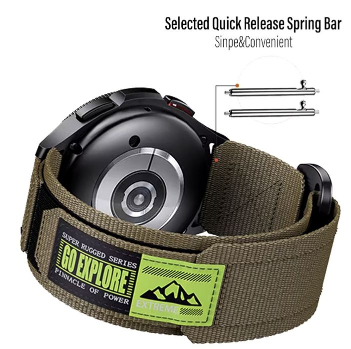Pasek Go Explore  Garmin Vivoactive 3 / Galaxy 4 5 6 / GT2