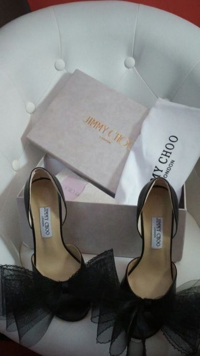 Sandałki szpilki Jimmy choo 40 ślub