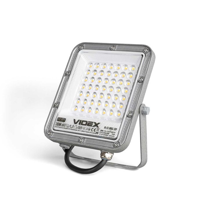 LED 12 Вольт прожектор VIDEX F2 30W 5000K AC/DC12-48V ; F3e ; ГАРАНТІЯ