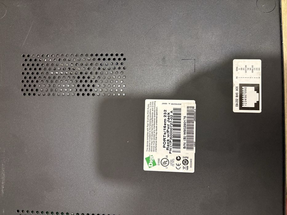 Ports/16em 232 Server Console Digi
