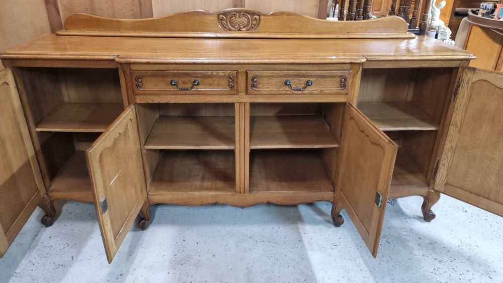 Komoda i witrynka ludwikowska zestaw ludwik