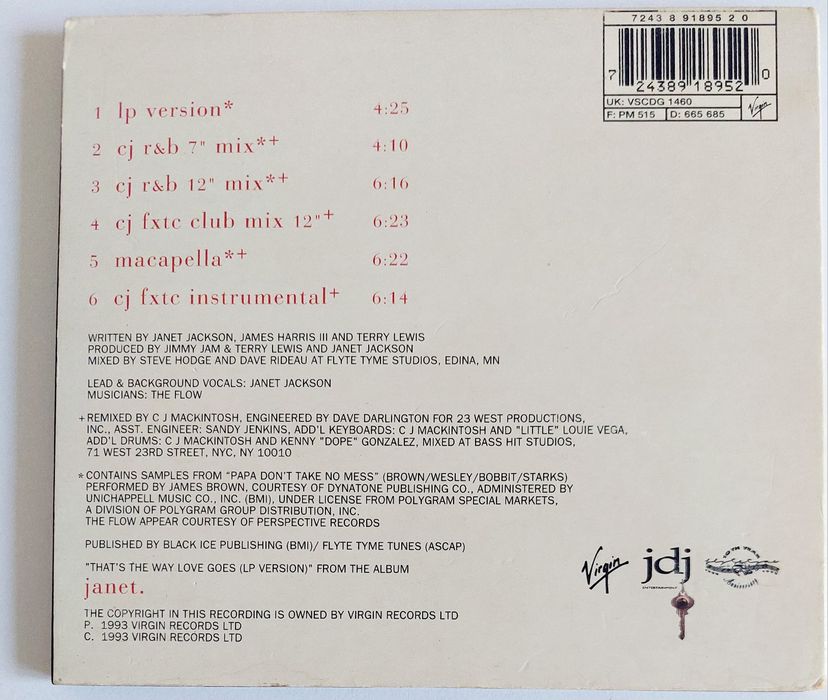 2 CDs Janet Jackson