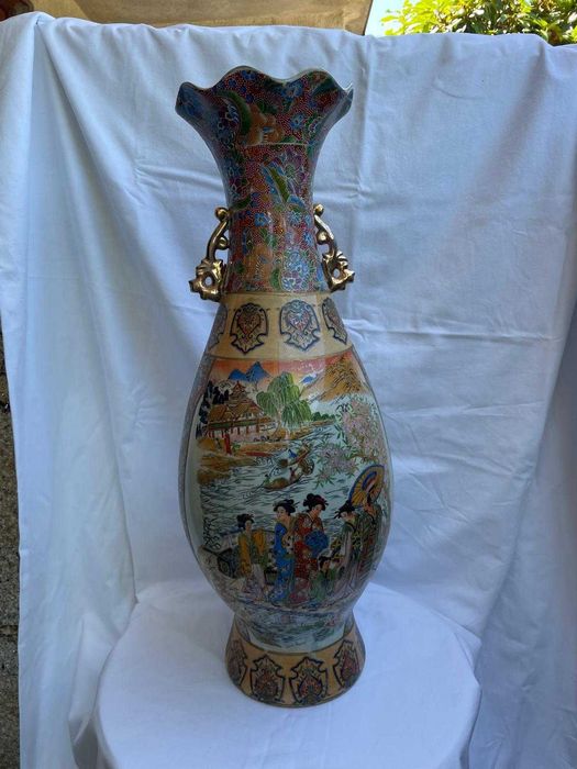 Vaso Grande Estilo Satsuma