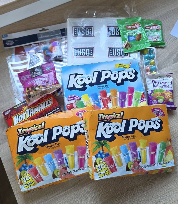 Paczka USA słodycze zestaw Kool Pops gumy do żucia