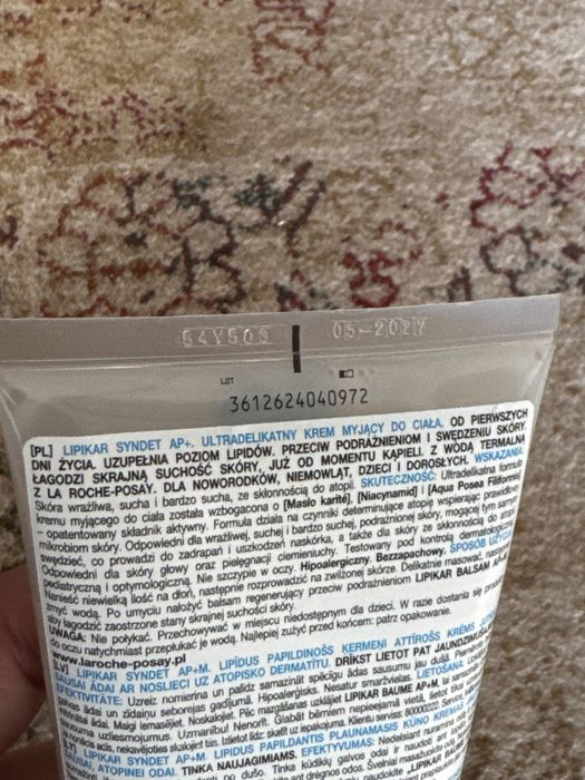La Roche Lipikar SYNDET AP+ krem myjący 200ml ATOPIA