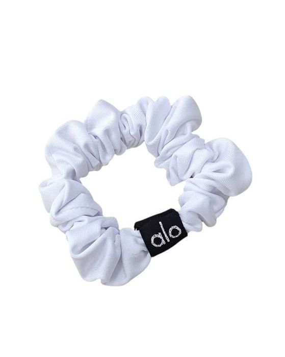 Резинка для волосся Alo Yoga Fresh Mini Scrunchie White