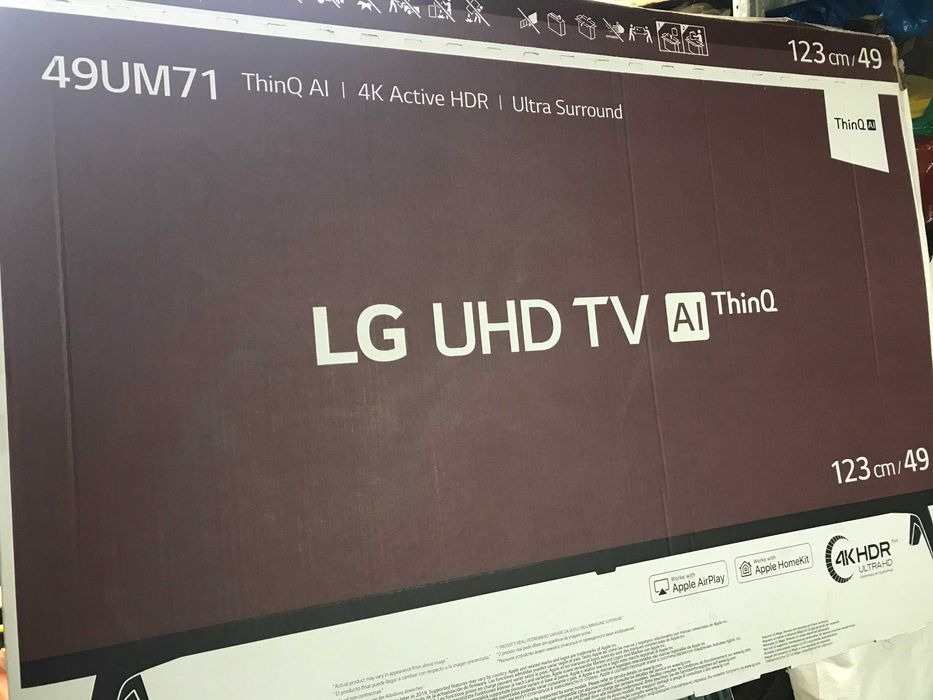 Smart TV LG 49UM7100; TCL 55P615X1 - jak nowy !!