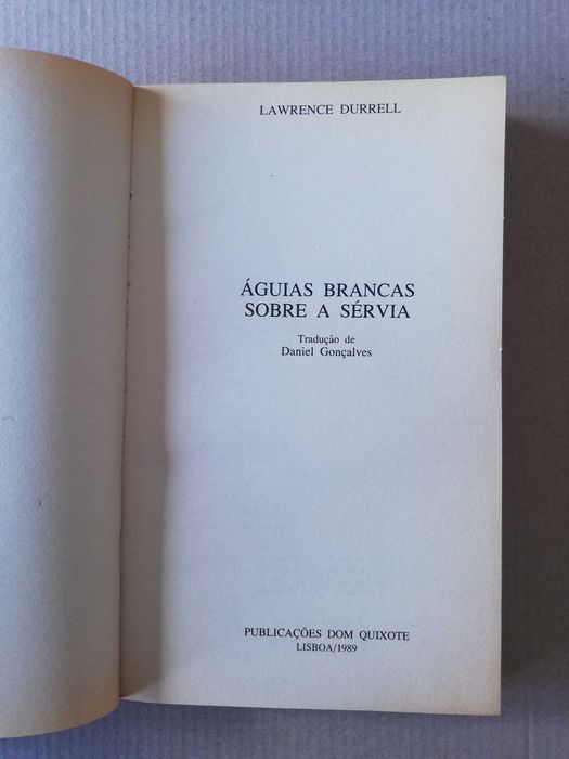 Águias brancas sobre a Sérvia - Lawrence Durrell
