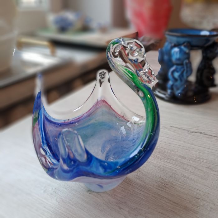 Krysztalowa figurka Murano.