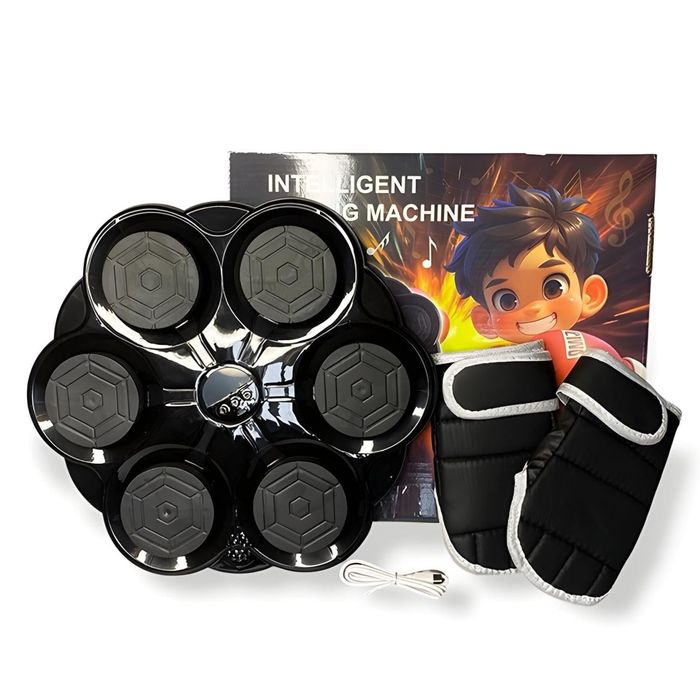 Електронний бокс зі світлом та музикою, рукавички в комплекті 
Детал