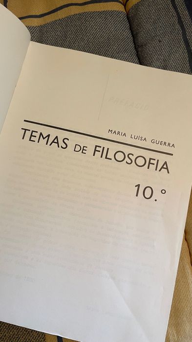 Livro Temas de Filosofia 10º