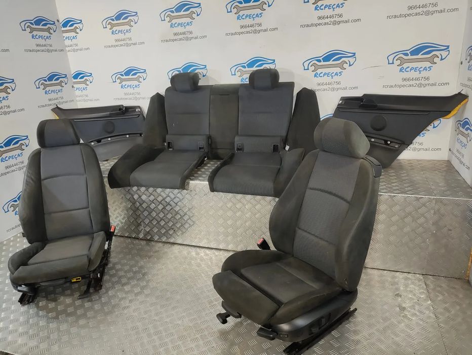 BANCOS BMW SERIE 3 E92 COUPÉ PACK M PELE E TECIDO