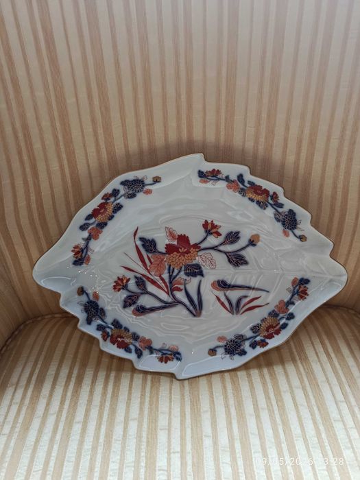 Travessa Porcelana Vista Alegre Imari 33,7 cm Nova