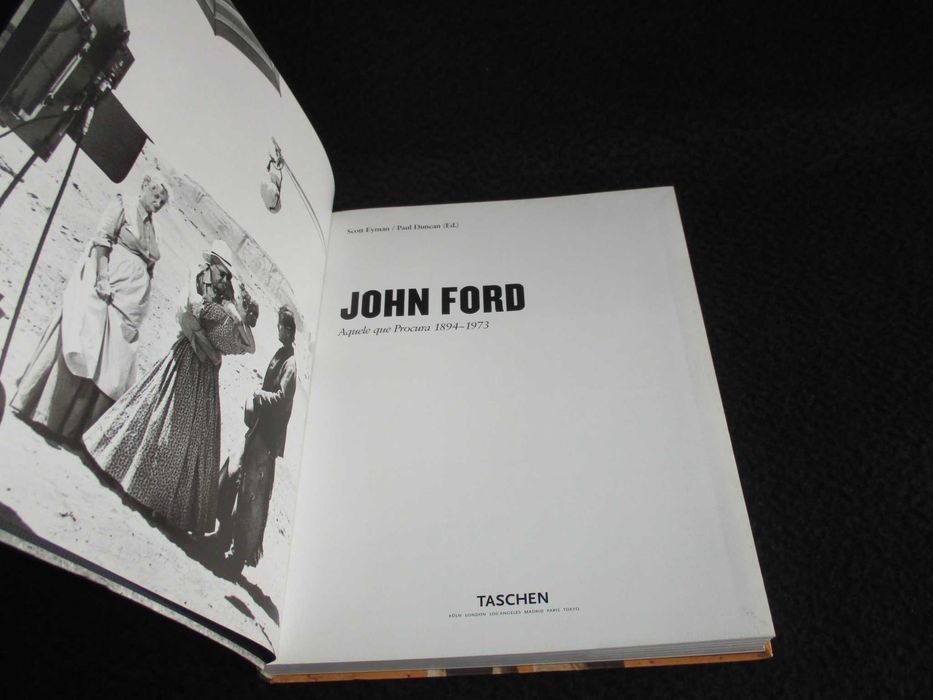 Livro John Ford A Filmografia Completa Capa dura Taschen