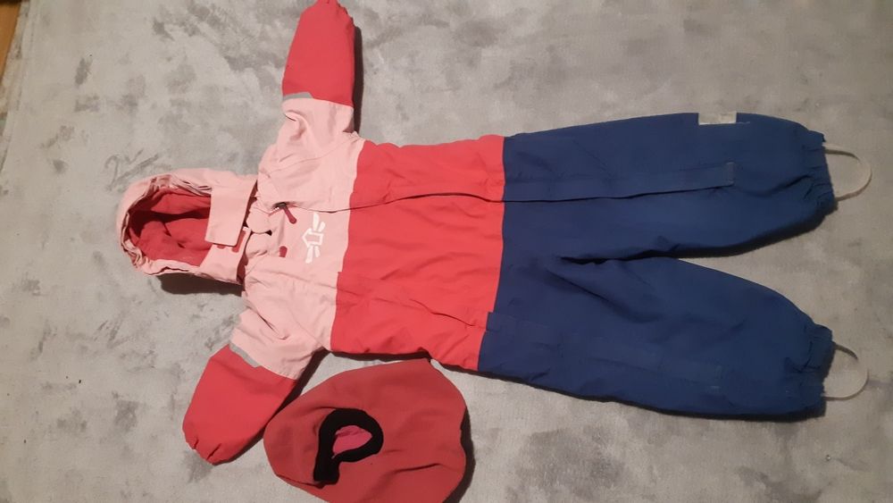 Kombinezon zimowy  jednoczęściowy  narciarski  NAME IT Play Tech 98cm
