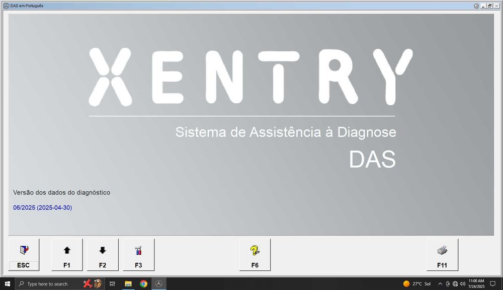 v2025.06 Xentry/DAS/Vediamo/DTS Mercedes Diagnostico Passthru+SSD