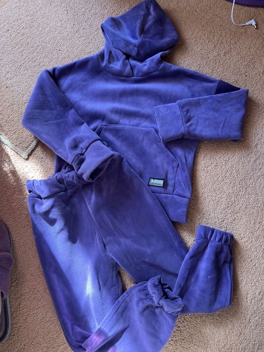 Дитячий теплий вілюровий костюм для дівчинки zara, wikikki