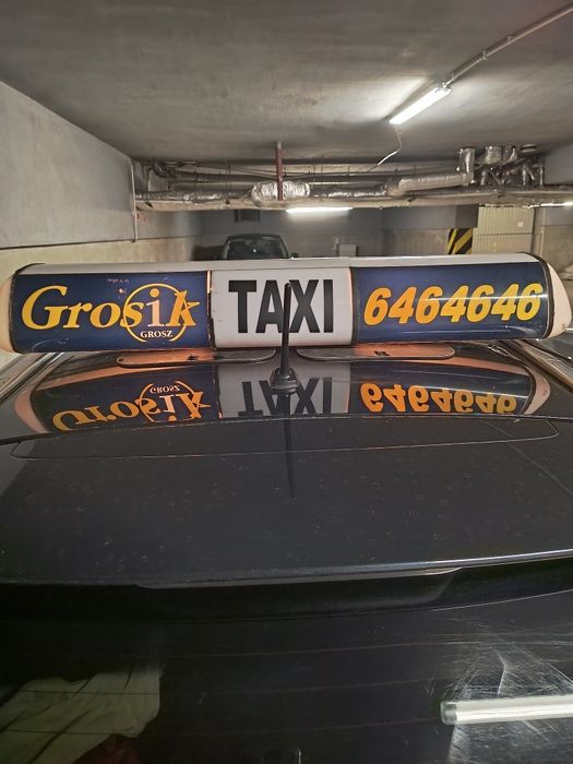 Lampa,kogut Taxi, Duży baton