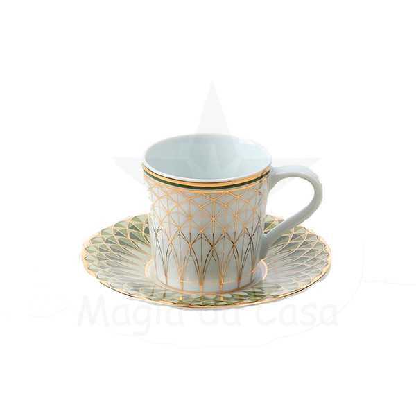 SPAL OLIVA 
Design Clássico e Elegante - Serviço de Café com 15 peças