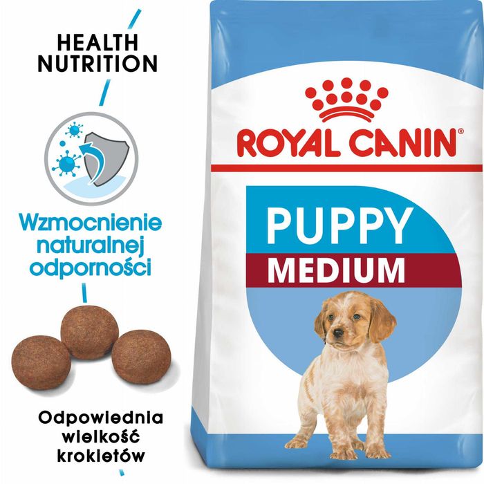 ROYAL CANIN Medium Puppy 3 x 1 kg dla szczeniąt + GRATIS