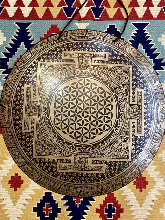 Gong grawerowany nepalski