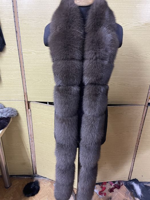 Опушка з натурального хутра песця