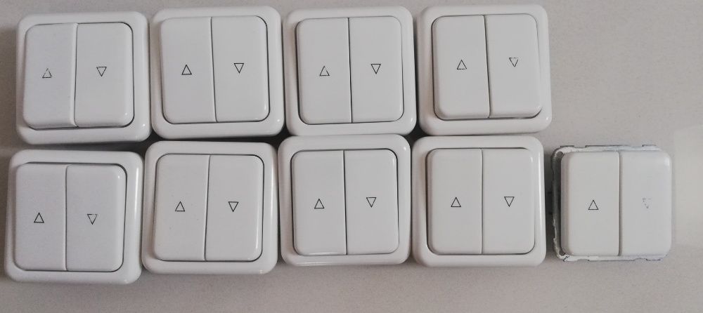 Przełącznik żaluzjowy stabilny z ramkami