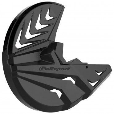 protetor de disco e ponteira da forqueta polisport preto yamaha yz