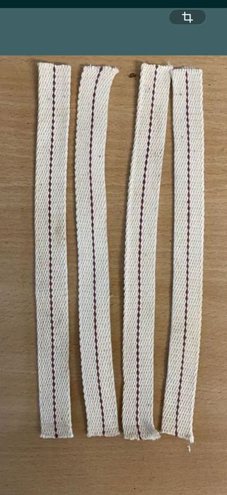 Knoty bawełniane do lamp naftowych