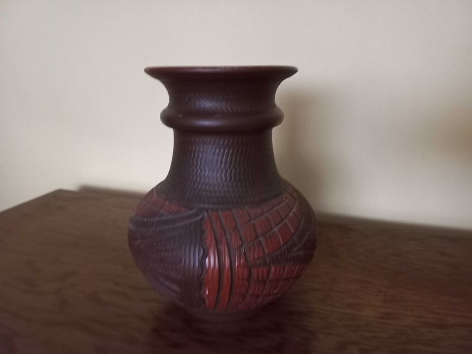 Wazon brązowy ok 22 cm