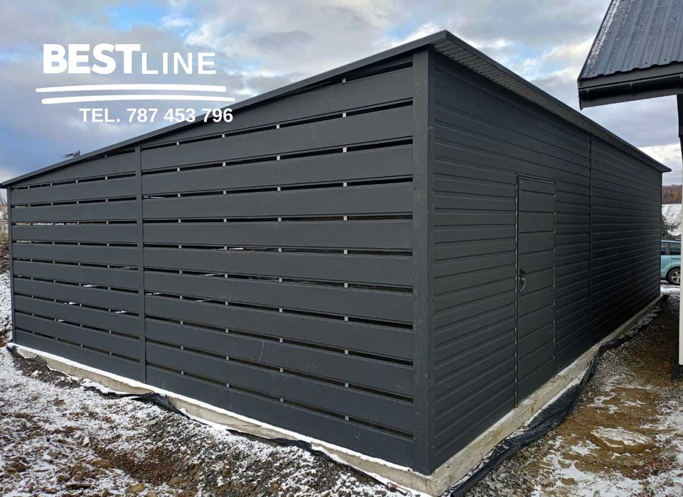 Garaż blaszany, blaszaki Premium BESTLine GRATIS Montaż, Transport