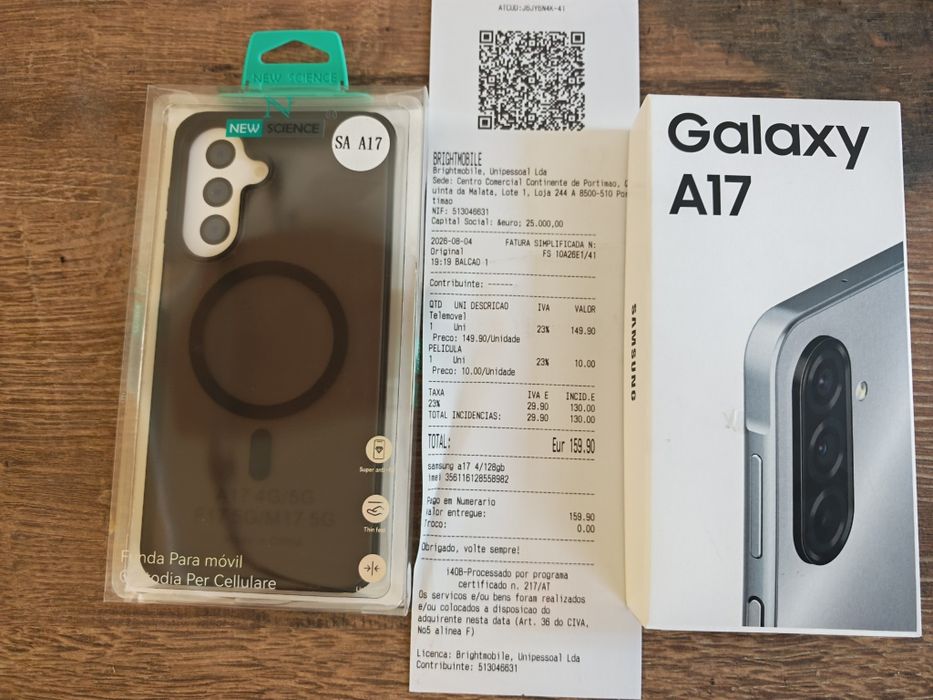 Samsung A17 4GB/128GB Dual Sim Preto   Selado C/Garantia Aceito Retomas