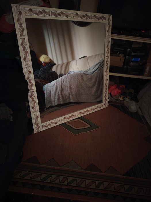 50€ espelho moldura cerâmica,altu,95,5cmlarg,1,01cm entrego Rio tinto