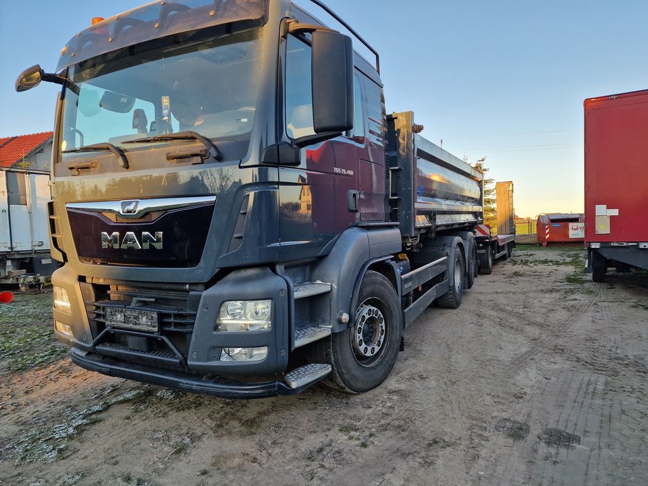 MAN wywrotka, 3 osie, zestaw z przyczepą, 371 900 zł brutto