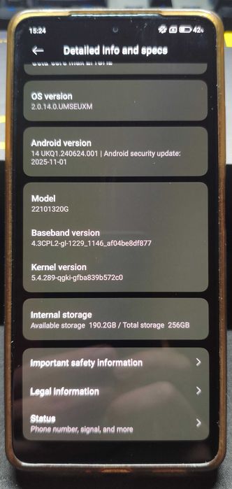 Telemóvel Xiaomi Poco X5 Pro 5g 256gb | Black edition