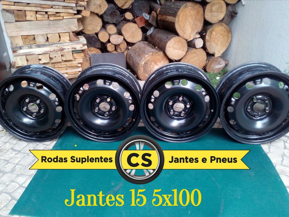 4 jantes 14 ou 15 5X100 roda original VW polo Seat Ibiza  Skoda.