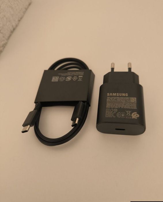 NOWY ZESTAW Oryginalna Ładowarka 25W Samsung do telefonu + kabel USB-C