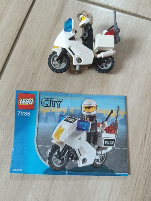 LEGO city 7235/motocykl/policyjny/patrolowy/cywilny