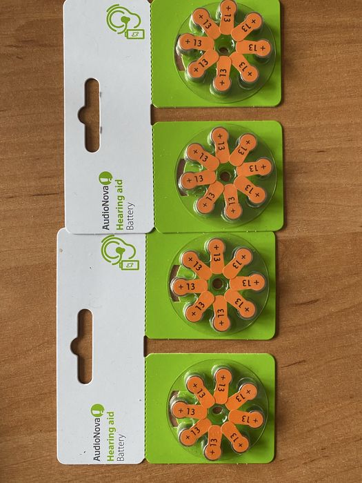 AudioNova Baterie do aparatów słuchowych typ 13